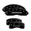 MGP 20211SCSTBK | 4 Caliper Covers Engraved Front Honda Engraved Rear Crosstour Black finish silver ch; 2010-2011 Alternate Image 6