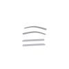 AVS 894075gan | 20-22 Chevrolet Silverado 1500 CC Ventvisor Low Pro Color Match Deflectors 4pc - Silver Ice Met.; 2020-2022 Alternate Image 1