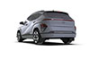 Rally Armor mf113urblkgry | 2024 Hyundai Kona EV Black UR Mud Flap w/ Grey Logo; 2024-2024 Alternate Image 1