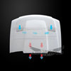 Amerihood GS07AHCWL1FHW35 | GMC Sierra 3500HD Cowl Type-1 Style Functional Ram Air Hood; 2007-2010 Alternate Image 3