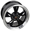 OE Wheels fr01-17090-5450-24bm | 17 Replica Wheel FR01 Mustang Bullitt Rim 17x9 Black Wheel Ford Mustang 1994-2004; 1994-2004 Alternate Image 2