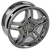 OE Wheels mb02-17075-5112-35c | 17 Replica Wheel MB02 Mercedes Benz C Class Rim 17x7.5 Chrome Wheel Mercedes-Benz CLK430 1999-2003; 1999-2003 Alternate Image 2