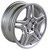 OE Wheels mb02-17075-5112-35s | 17 Replica Wheel MB02 Mercedes Benz C Class Rim 17x7.5 Silver Wheel Mercedes-Benz CLK320 1998-2003; 1998-2003 Alternate Image 2