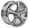 OE Wheels mb01-17075-5112-37c | 17 Replica Wheel MB01 Mercedes Benz C Class Rim 17x7.5 Chrome Wheel Mercedes-Benz CLK320 1998-2003; 1998-2003 Alternate Image 1