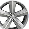 OE Wheels dg05-20090-5115-20ms | 20 Replica Wheel DG05 Charger SRT Rim 20x9 Silver Wheel Dodge Charger 2006-2022; 2006-2022 Alternate Image 1