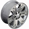 OE Wheels cv81-20085-6550-31c | 20 Replica Wheel CV81 Yukon Rim 20x8.5 Chrome Wheel Chevrolet Tahoe 1995-2020; 1995-2020 Alternate Image 2