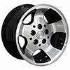 OE Wheels jp08-15080-5450-25mb | 15 Replica Wheel JP08 Wrangler Rim 15x8 Machined Wheel Jeep Wrangler 1987-2006; 1987-2006 Alternate Image 1