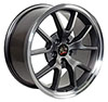 OE Wheels fr05b-18090-5450-24am | 18 Replica Wheel FR05 FR500 Rim 18x9 Gunmetal Wheel Ford Mustang 1994-2004; 1994-2004 Alternate Image 1