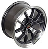 OE Wheels fr05b-18090-5450-24am | 18 Replica Wheel FR05 FR500 Rim 18x9 Gunmetal Wheel Ford Mustang 1994-2004; 1994-2004 Alternate Image 2