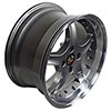 OE Wheels fr04a-dr17090-4425-20am | 17 Replica Wheel FR04 Cobra Rim 17x9 DR Gunmetal Wheel Ford Mustang (rear only) 1979-1993; 1979-1993 Alternate Image 2