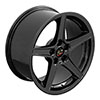 OE Wheels fr06b-18090-5450-24b | 18 Replica Wheel FR06B Fits Ford Mustang Saleen Rim 18x9 Black Wheel Ford Mustang 1994-2004; 1994-2004 Alternate Image 2