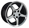 OE Wheels cv05-dm17095-5475-54mb | 17 Replica Wheel CV05 C5 Rim 17x9.5 Machined Wheel Chevrolet Camaro 1993-2002; 1993-2002 Alternate Image 1