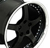 OE Wheels cv05-sr18105-5475-56b | 18 Replica Wheel CV05 C5 Rim 18x10.5 Black Wheel Chevrolet Camaro (rear only) 1993-2002; 1993-2002 Alternate Image 1