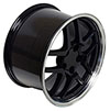 OE Wheels cv04-17095-5475-54bm | 17 Replica Wheel CV04 C5 Z06 Rim 17x9.5 Black Wheel Chevrolet Camaro 1993-2002; 1993-2002 Alternate Image 2