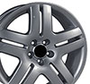 OE Wheels vw01-17070-5100-38s | 17 Replica Wheel VW01 Volkswagen Jetta Rim 17x7 Silver Wheel Pontiac Grand Am 1992-1998; 1992-1998 Alternate Image 2