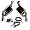 QTP 400116 | Camaro SS Screamer Axle Back with Dual Polished Tips; 2016-2024 Alternate Image 2