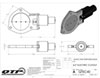 QTP QTEC40CP | QTEC 4in Electric Cutout and Y-Pipe Kit - Single Alternate Image 4