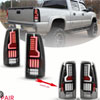 Winjet ctrng0697-gbc | 99-06 Chevy Silverado 1500 / 99-02 Gmc Sierra 1500 V2 Led Tail Lights - (Glossey Black / Smoke) - SILVERADO 2500; 1999-2007 Alternate Image 6