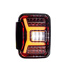 Winjet ctrng0669-gbc-sq | 2019-2020 Jeep Gladiator Led Tail Light With Led Sequential Turn Signal / Sequential Brake (Set); 2019-2023 Alternate Image 2