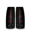 Winjet ctwj-0003-bs | 1992-1999 Gmc Suburban Altezza Tail Lights - Black / Smoke; 1992-1999 Alternate Image 1