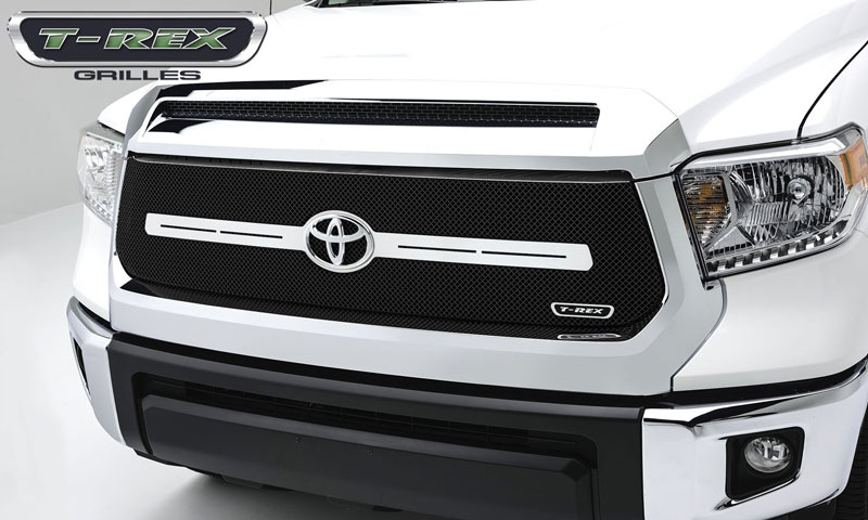 T-Rex 46964 | Toyota Tundra - Sport Series, Formed Mesh, Main Grille With Logo Bar, Replacement, 1 Pc, Black Powdercoated Mild Steel; 2014-2014