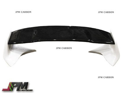 JPM Carbon TY-A90-11-C | SH Style Carbon Fiber Trunk Spoiler with Painted Splitter for Toyota Supra GR A90; 2019-2022