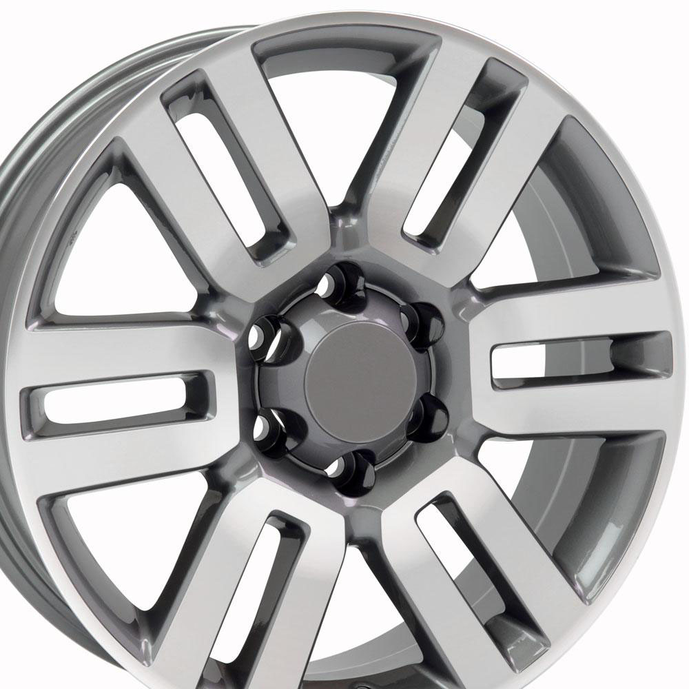 OE Wheels ty10-20070-6550-15mg | 20 Replica Wheel TY10 4Runner Rim 20x7 Gunmetal Machd Wheel Toyota Tundra 2000-2006; 2000-2006