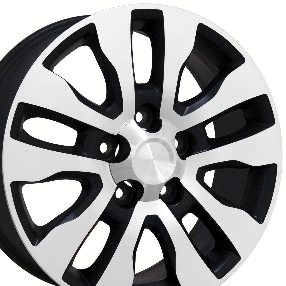 OE Wheels ty11-20080-5150-60mb1 | 20 Replica Wheel TY11 Toyota Tundra Rim 20x8 Satin Machd Wheel Toyota Tundra 2007-2022; 2007-2022