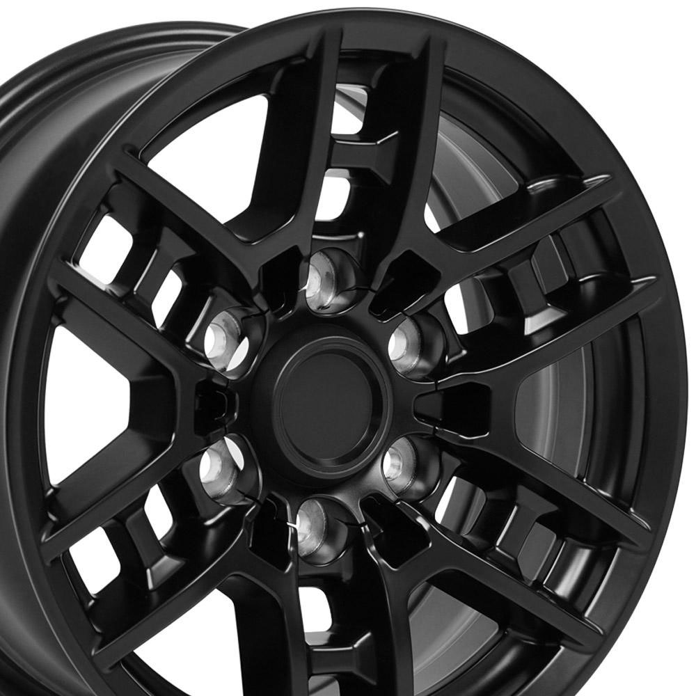 OE Wheels ty17-16070-6550-13b1 | 16 Replica Wheel TY17 Tacoma TRD Satin Black 16x7 Toyota FJ Cruiser 2007-2014; 2007-2014