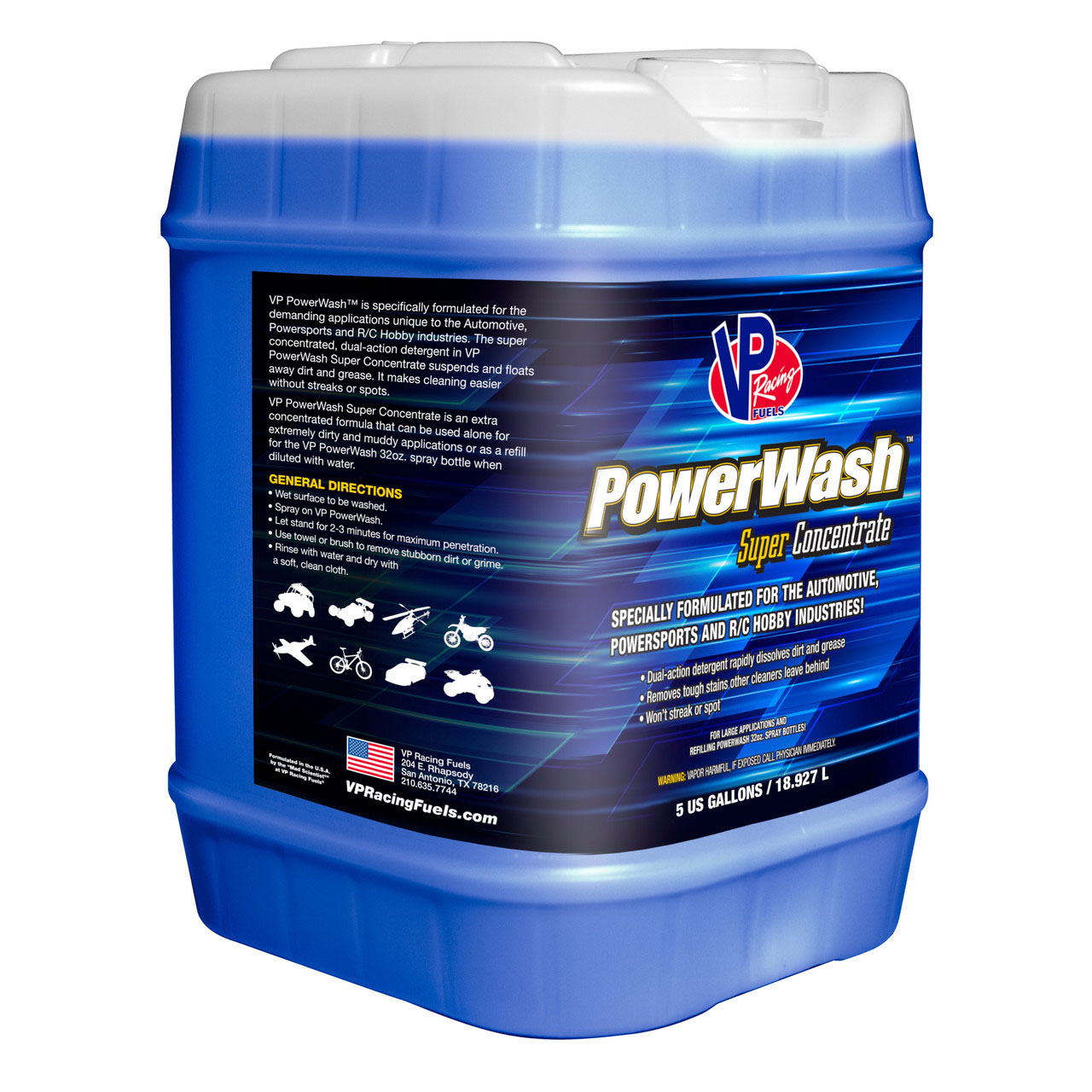 VP Racing m10012 | VP RACING Power Wash 5 Gal Pail