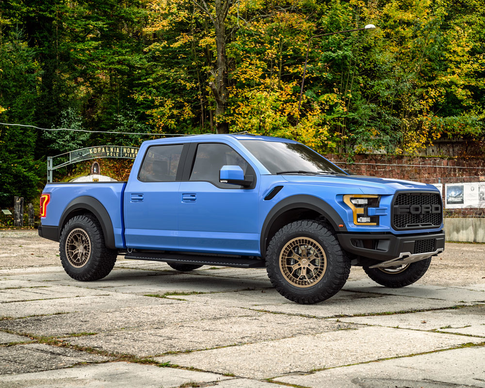 Vivid Racing vrf-d02-rap-sbz | VR Forged D02 Wheel Package Ford Raptor / F-150 20x9 Satin Bronze; 2016-2022