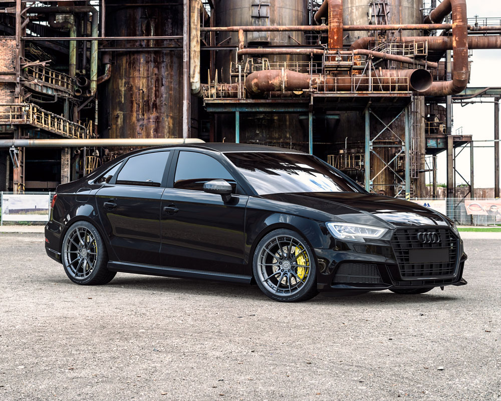 Vivid Racing vrf-d03r-8v-gm | VR Forged D03-R Wheel Package Audi A3 S3 / VW Golf MK7 18x8.5 Gunmetal; 2014-2020