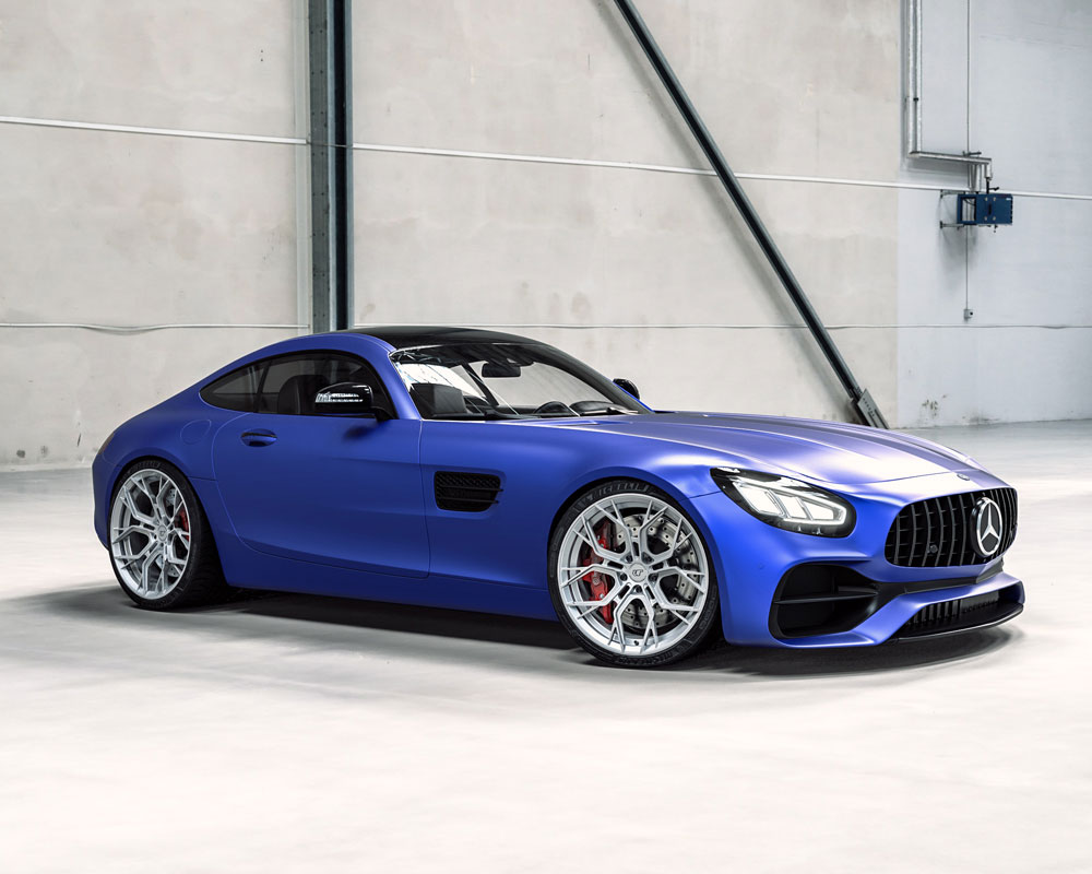 Vivid Racing vrf-d05-amggt-brs | VR Forged D05 Wheel Package Mercedes AMG GT 20x9.5 21x11.5 Brushed; 2015-2021