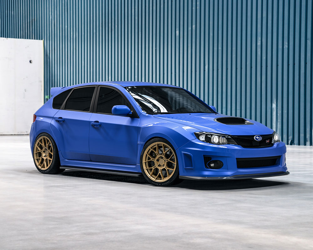 Vivid Racing vrf-d09-sti-ggld | VR Forged D09 Wheel Package Subaru WRX STI 18x9.5 Gloss Gold; 2005-2022