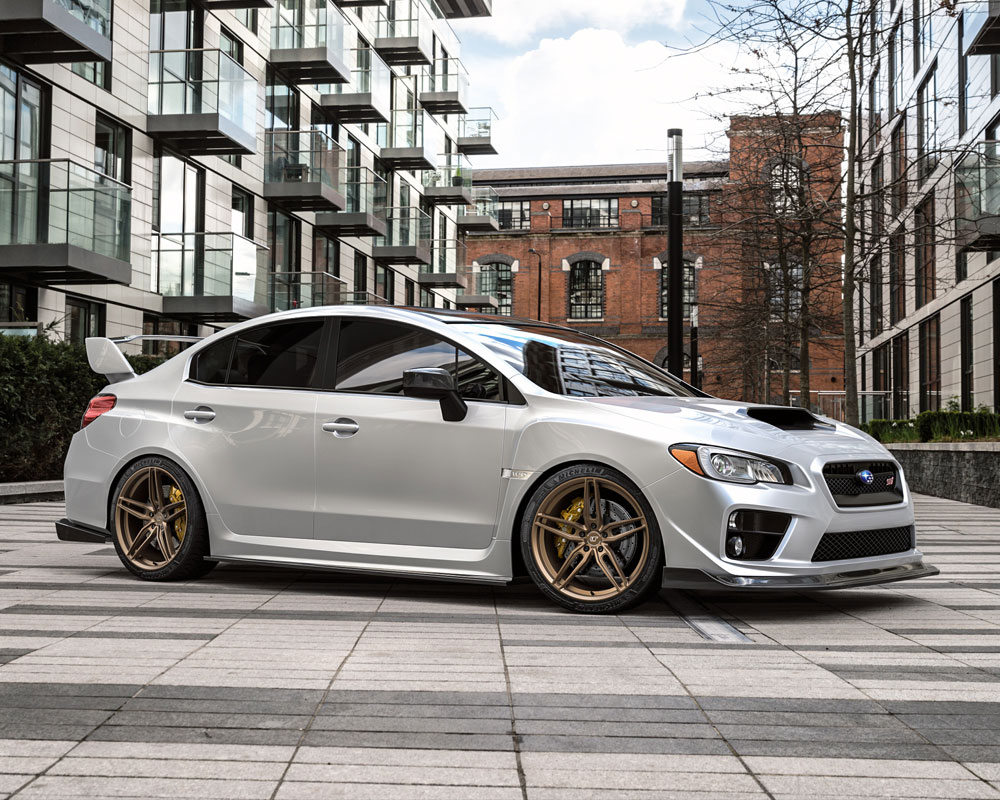 Vivid Racing vrf-d10-sti-sbz | VR Forged D10 Wheel Package Subaru WRX STI 18x9.5 Satin Bronze; 2005-2022