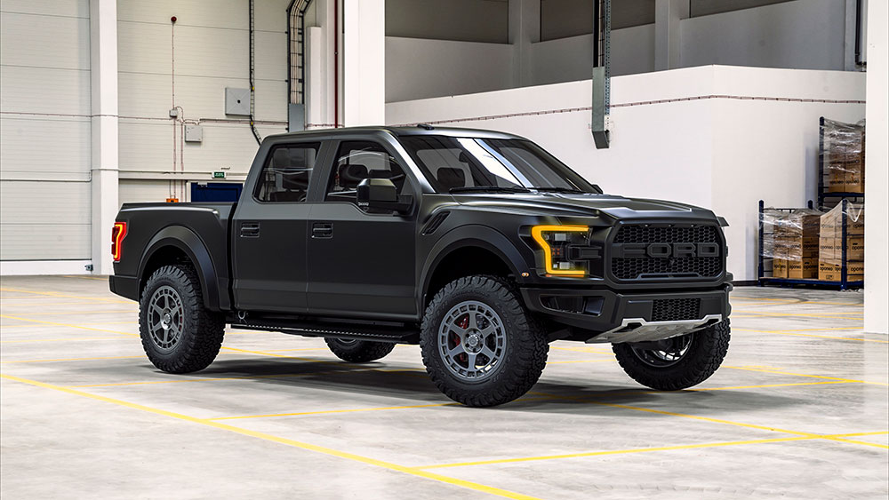 Vivid Racing vrf-d14-rap-gm | VR Forged D14 Wheel Package Ford Raptor / F-150 20x9.0 Gunmetal; 2016-2022