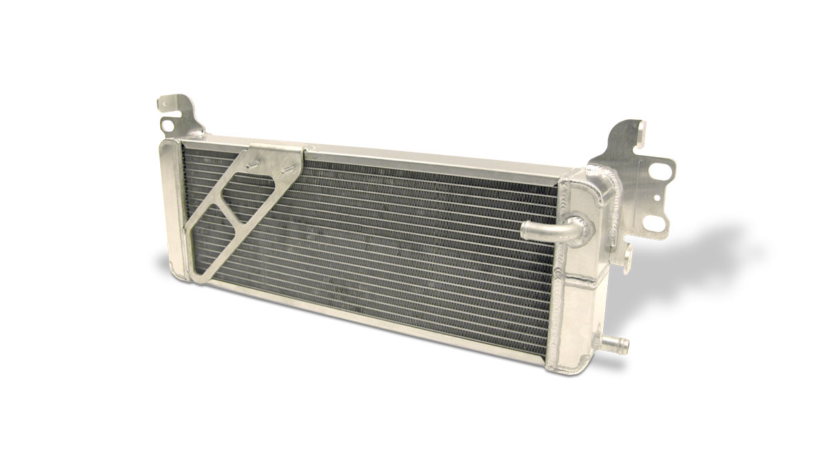 AFCO 80280NDP | Supercharger Heat Exchanger for Ford Mustang Shelby GT500 in Satin; 2007-2012