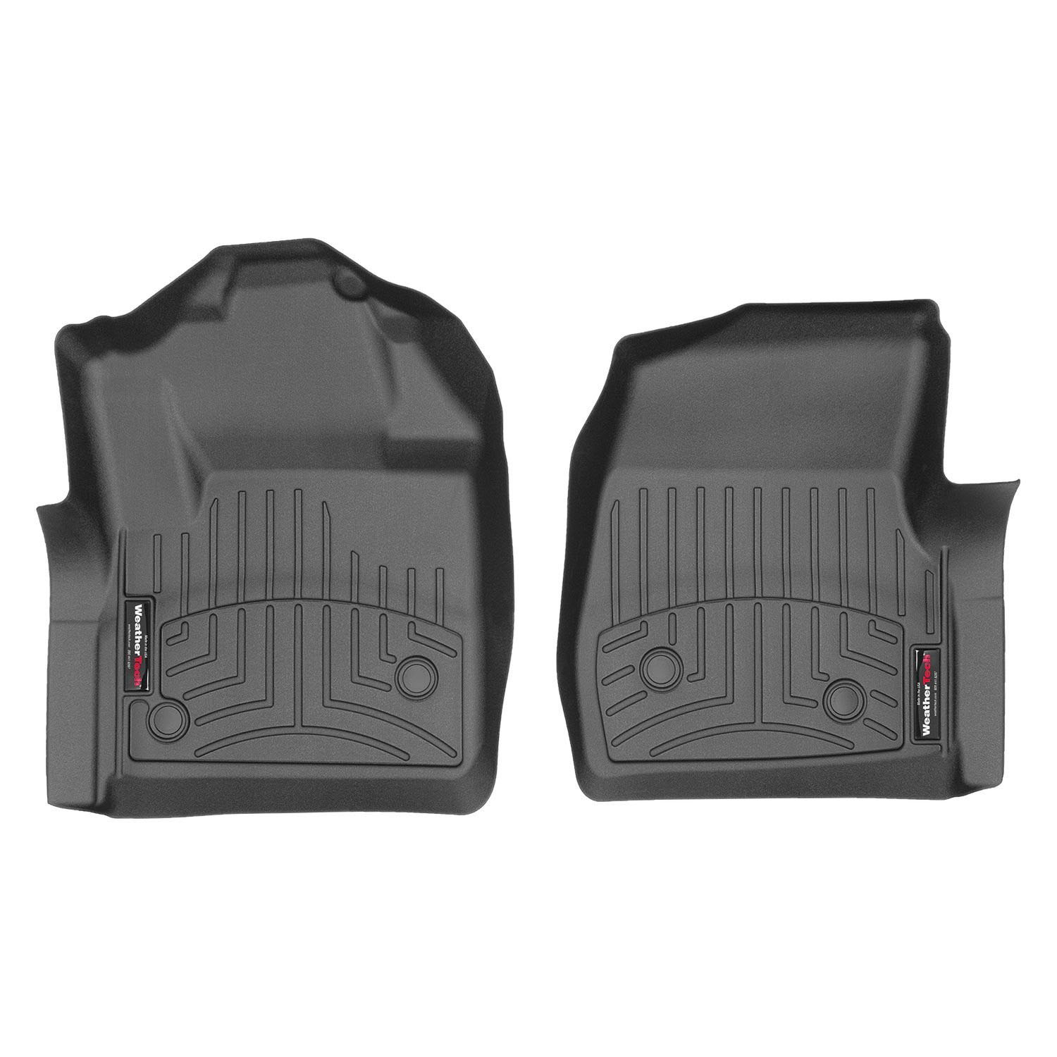 WeatherTech 4410541v | 2015+ Ford F-250 / F-350 / F-450 / F-550 Vinyl Front FloorLiner - Black; 2015-2024