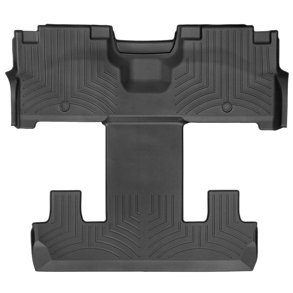 WeatherTech 4412954 | 2018+ Ford Expedition 2nd Row Bucket Seats Rear FloorLiner - Black; 2018-2024