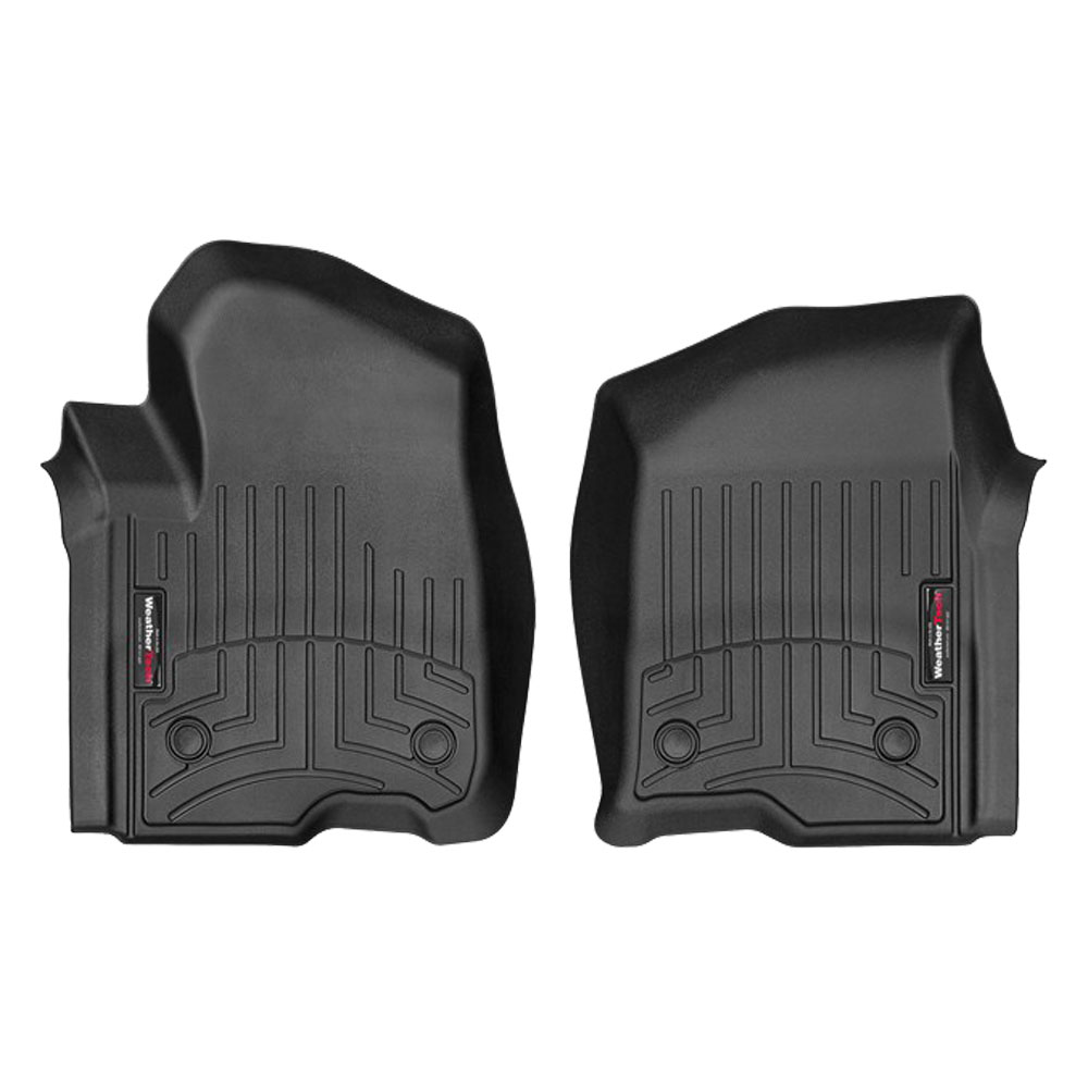 WeatherTech 4414361v | 2019+ Chevrolet Silverado 1500 Front FloorLiner - Black; 2019-2024