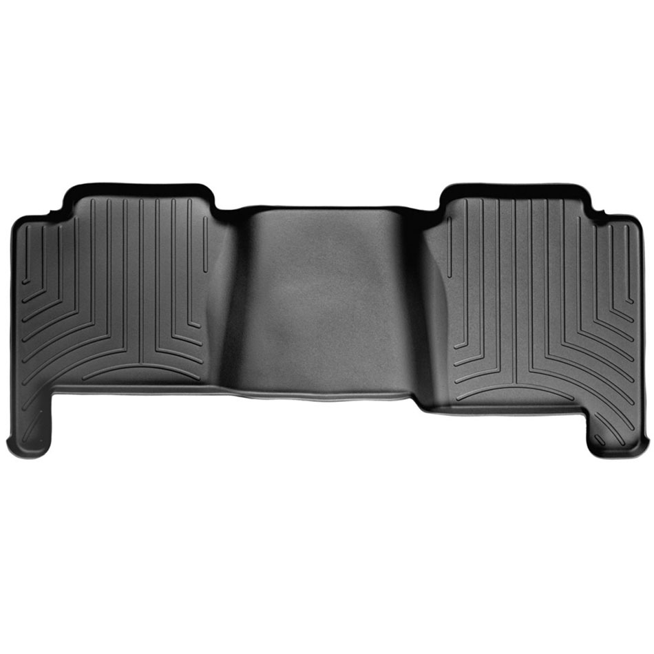 WeatherTech 4414364 | 2019+ Chevrolet Silverado 1500 Crew Cab Rear FloorLiner - Black; 2019-2024