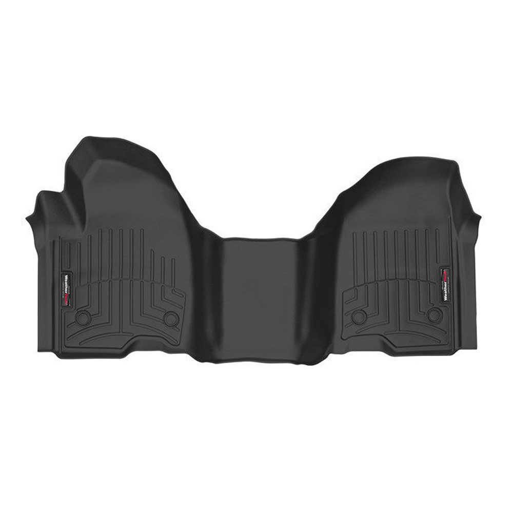 WeatherTech 4414911 | 2019+ Chevrolet Silverado 1500 Front FloorLiner - Black; 2019-2024