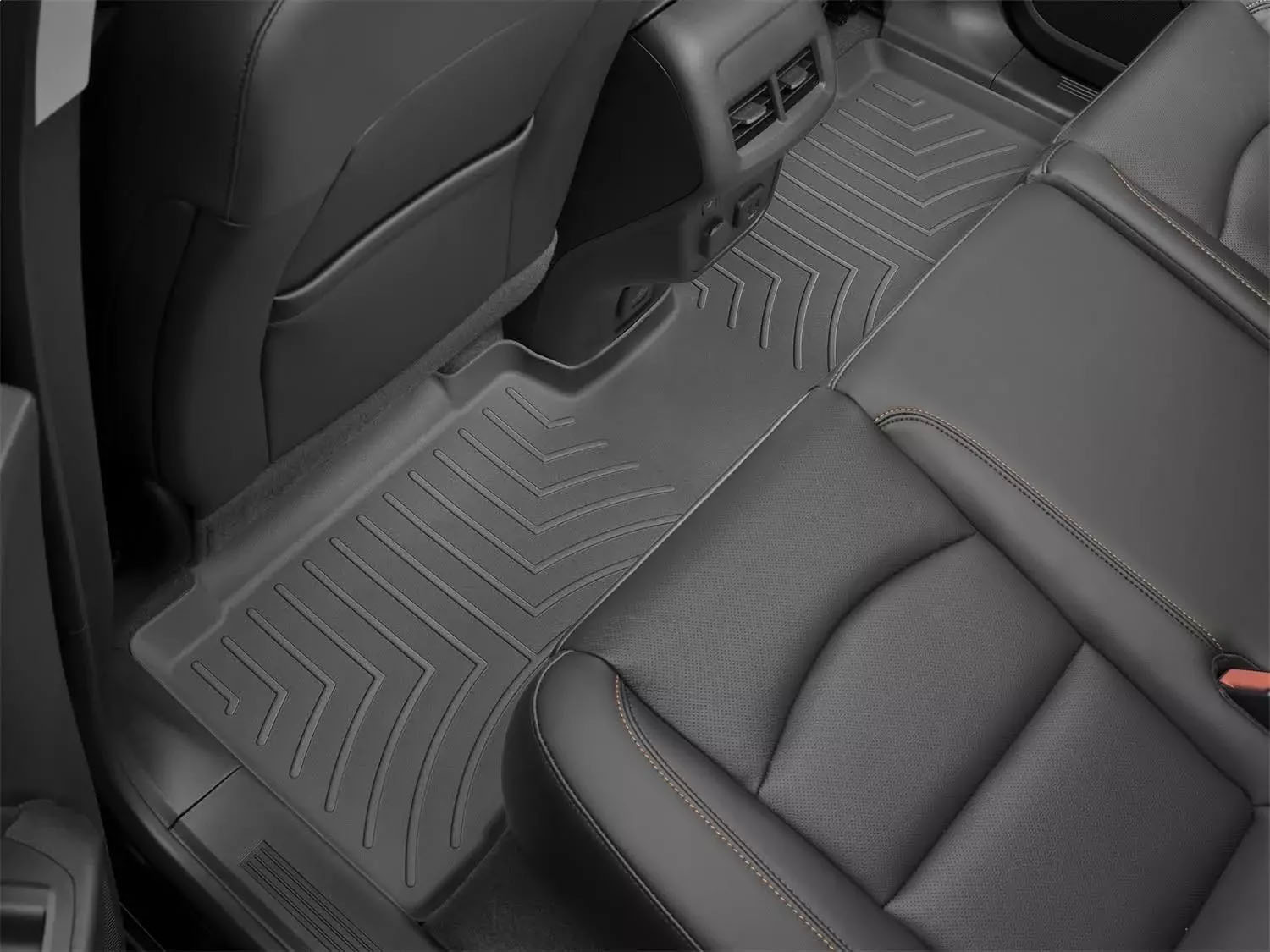 WeatherTech 4417046 | 2022+ Jeep Grand Wagoneer/Wagoneer Rear 3rd Row Rubber Mats - Black (8 Passenger); 2022-2024