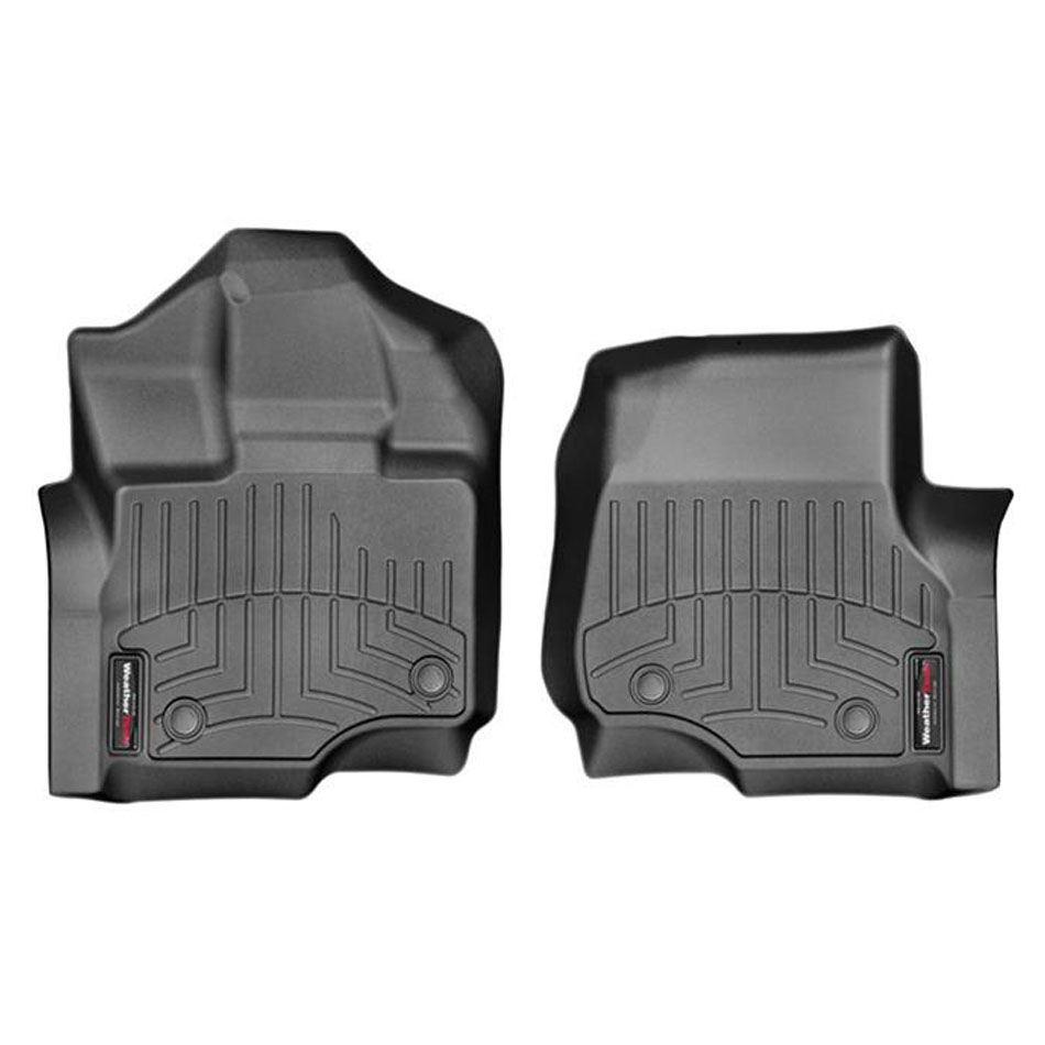 WeatherTech 446971im | 2015+ Ford F-150 SuperCrew / SuperCab Front Floorliner HP - Black; 2015-2024