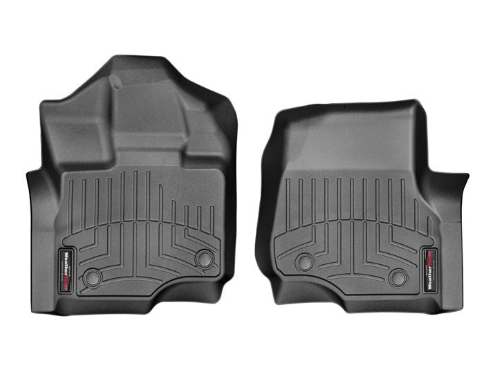 WeatherTech 446971v | 2015+ Ford F-150 SuperCrew/SuperCab Front FloorLiner - Black; 2015-2024