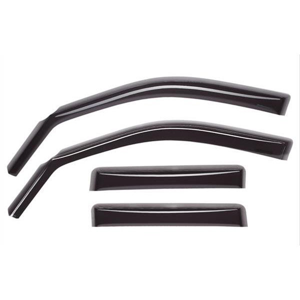 WeatherTech 82750 | 2015+ Cadillac Escalade Front and Rear Side Window Deflectors - Dark Smoke; 2015-2024