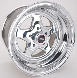 Weld 96-510210 | ProStar 15x10 / 5x4.5 BP / 5.5in. BS Polished Wheel - Non-Beadlock