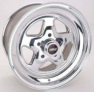 Weld 96-58210 | ProStar 15x8 / 5x4.5 BP / 5.5in. BS Polished Wheel - Non-Beadlock