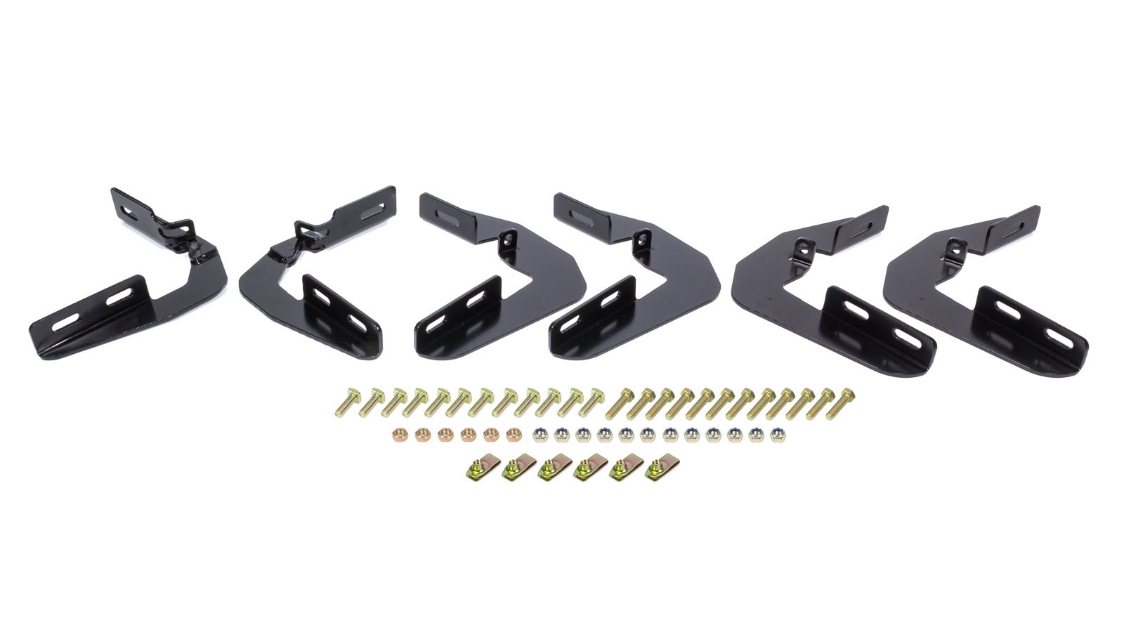 Westin 27-2145 | 2014-2018 Chevrolet/GMC Silverado Sierra 1500 Dbl Crew Cab Running Board Mount Kit - Black; 2014-2018