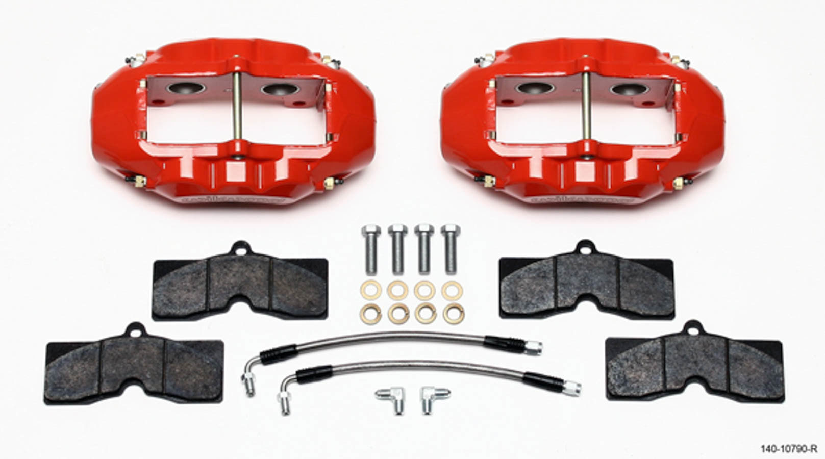 Wilwood 140-10790-r | D8-4 Rear Caliper Kit Red Corvette C2 / C3 65-82; 1965-1982